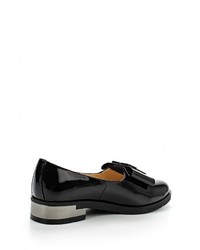 Женские черные кожаные лоферы от Vitacci