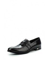 Мужские черные кожаные лоферы от Vitacci