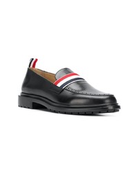 Мужские черные кожаные лоферы от Thom Browne