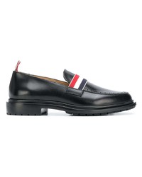 Мужские черные кожаные лоферы от Thom Browne