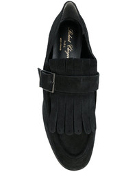 Женские черные кожаные лоферы от Robert Clergerie