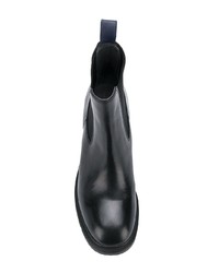 Черные кожаные массивные ботильоны от Camper