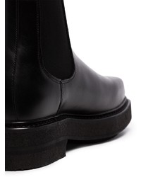 Женские черные кожаные массивные ботинки челси от Eytys