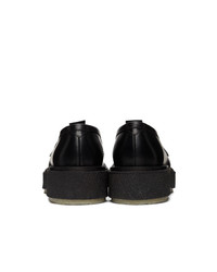 Мужские черные кожаные массивные лоферы от Études