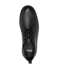 Черные кожаные массивные туфли дерби от Michael Kors