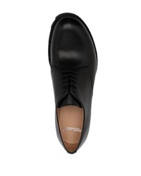 Черные кожаные массивные туфли дерби от UNDERCOVE