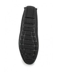 Мужские черные кожаные мокасины от Baldinini