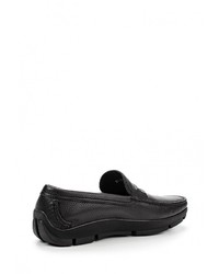 Мужские черные кожаные мокасины от Baldinini