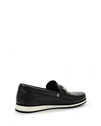 Мужские черные кожаные мокасины от Baldinini