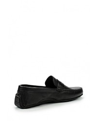 Мужские черные кожаные мокасины от Bata