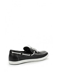 Мужские черные кожаные мокасины от Bekerandmiller