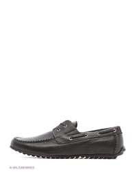 Мужские черные кожаные мокасины от Bekerandmiller