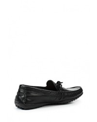 Мужские черные кожаные мокасины от Beppi