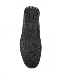 Мужские черные кожаные мокасины от Beppi