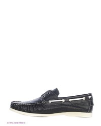 Мужские черные кожаные мокасины от Calipso