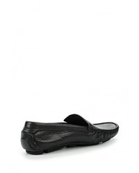 Мужские черные кожаные мокасины от Dino Ricci