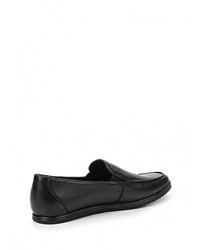 Мужские черные кожаные мокасины от Dino Ricci