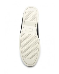 Мужские черные кожаные мокасины от Elong