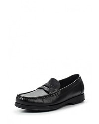 Мужские черные кожаные мокасины от Geox