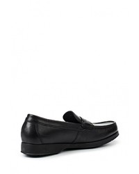 Мужские черные кожаные мокасины от Geox