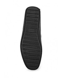 Мужские черные кожаные мокасины от Hugo