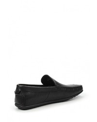 Мужские черные кожаные мокасины от Hugo