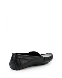 Мужские черные кожаные мокасины от iD active