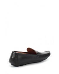 Мужские черные кожаные мокасины от iD active