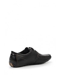 Мужские черные кожаные мокасины от Instreet