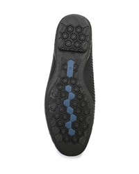 Мужские черные кожаные мокасины от Instreet