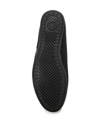 Мужские черные кожаные мокасины от Instreet