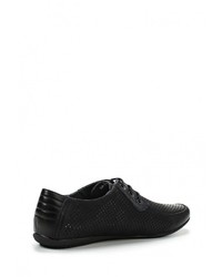 Мужские черные кожаные мокасины от Instreet