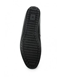 Мужские черные кожаные мокасины от Instreet