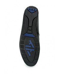 Мужские черные кожаные мокасины от Instreet