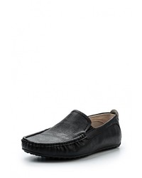 Мужские черные кожаные мокасины от Keddo