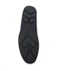 Мужские черные кожаные мокасины от Mascotte