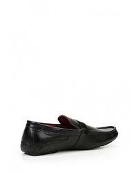 Мужские черные кожаные мокасины от Matt Nawill