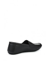 Мужские черные кожаные мокасины от Moza-X