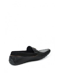 Мужские черные кожаные мокасины от Terra Impossa