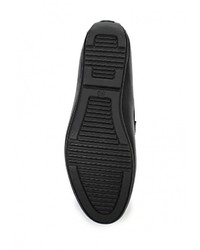 Мужские черные кожаные мокасины от Tesoro