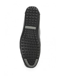 Мужские черные кожаные мокасины от Valor Wolf