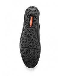 Мужские черные кожаные мокасины от Valser