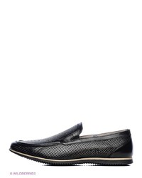 Мужские черные кожаные мокасины от Vitacci