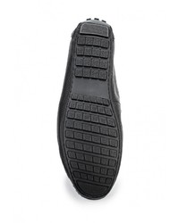 Мужские черные кожаные мокасины от Vitacci