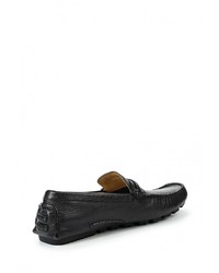 Мужские черные кожаные мокасины от Vitacci