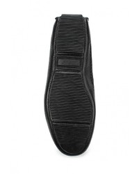 Мужские черные кожаные мокасины от Vitacci