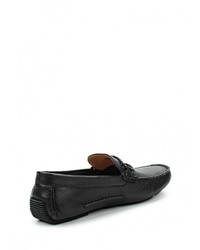 Мужские черные кожаные мокасины от Vitacci