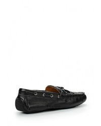 Мужские черные кожаные мокасины от Vitacci