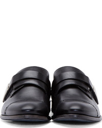 Черные кожаные монки от Calvin Klein Collection