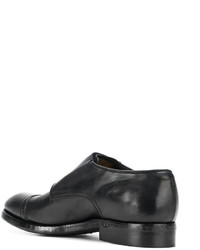 Черные кожаные монки от Silvano Sassetti